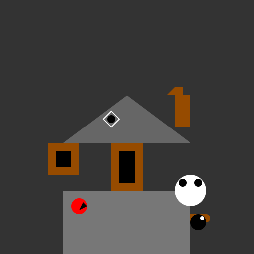 Spooky Small Haunted House in a Room - DrawGPT