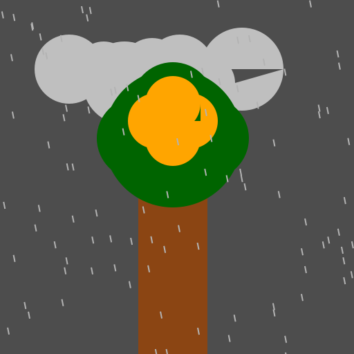 Gloomy dark fall day - DrawGPT