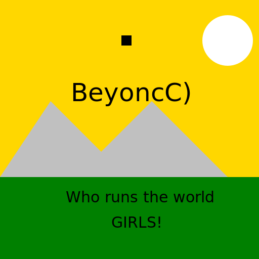 Beyoncé - Who Runs The World - DrawGPT