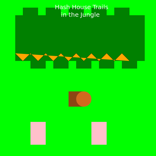 Hash House Trails in the Jungle - DrawGPT