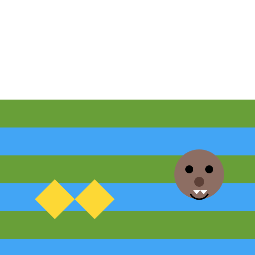 Gazelle in Long Grass by River with Lion - DrawGPT