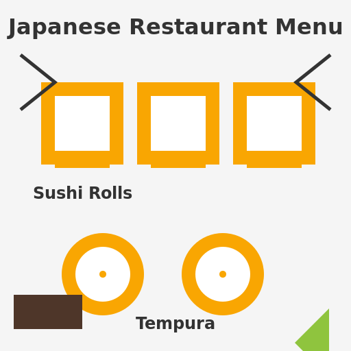 Japanese Restaurant Menu - DrawGPT