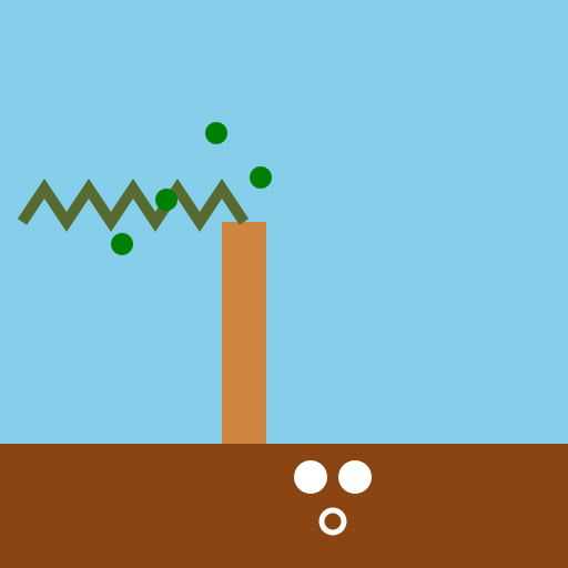 Olive Tree and a Dog Underneath - DrawGPT