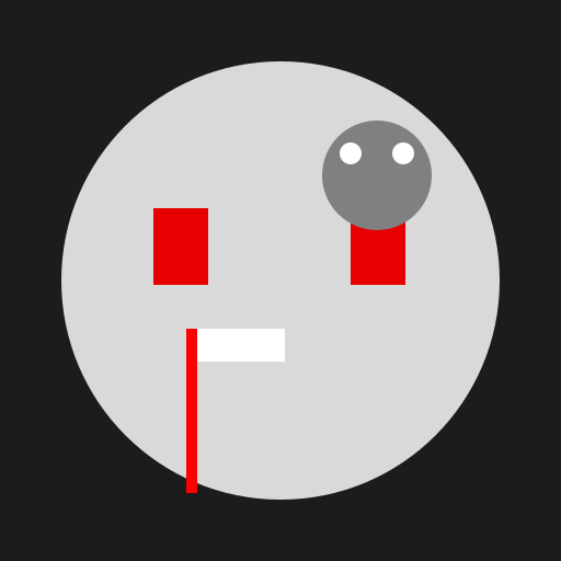 Andrew Tate on the Moon - DrawGPT