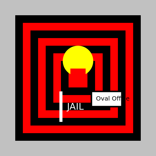 Donald Trump in Jail with Oval Office Sign on Toilet - DrawGPT