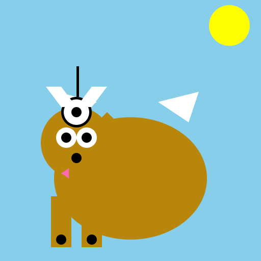 Flying Doggo - DrawGPT