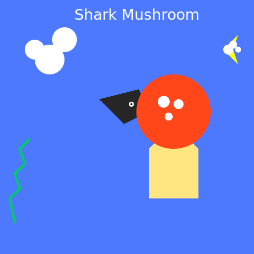 Shark Mushroom - DrawGPT