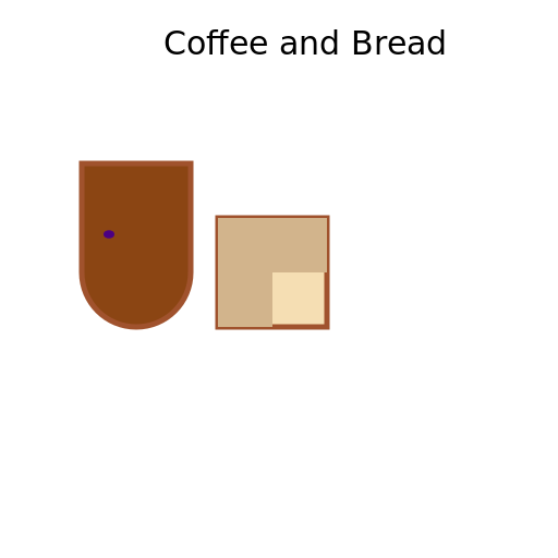 Coffee and Bread - a perfect match for breakfast - DrawGPT