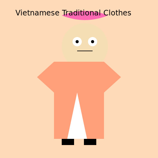 Vietnamese Traditional Clothes Modernized Anime Style - DrawGPT