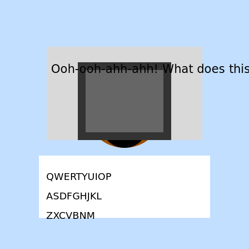 Monkey Business - A monkey playing around with a computer - DrawGPT