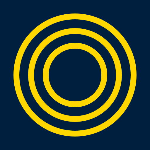 Gold Armillary Sphere on Navy Background - DrawGPT