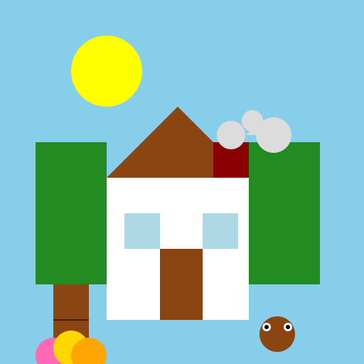 Gean House - A cozy little cottage in the woods - DrawGPT