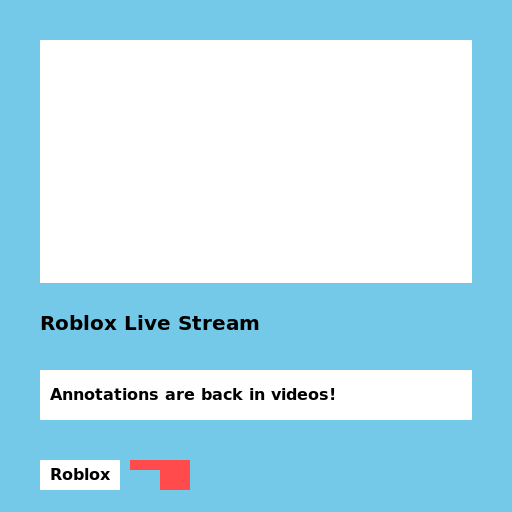Roblox Live YouTube Video Watching Update with Annotations - DrawGPT