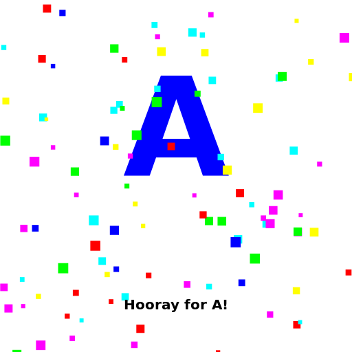 Hooray for A! - DrawGPT