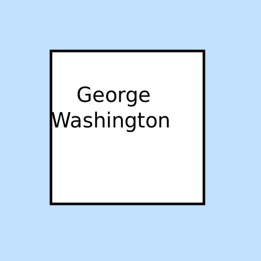 George Washington Eating a Hamburger - DrawGPT