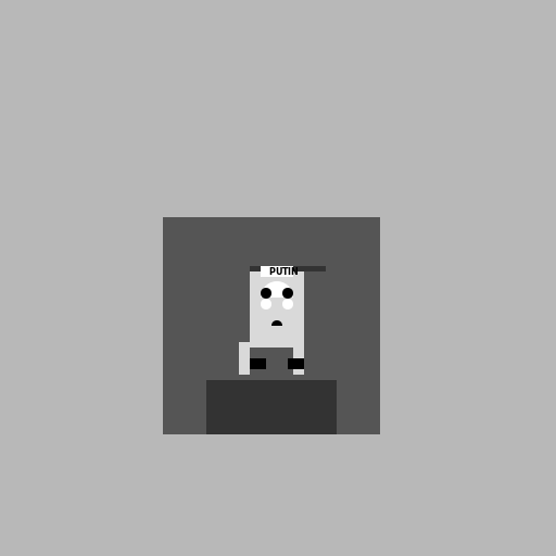 Putin scared in bunker - DrawGPT