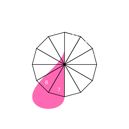 Heart in 13 Equal Parts - DrawGPT