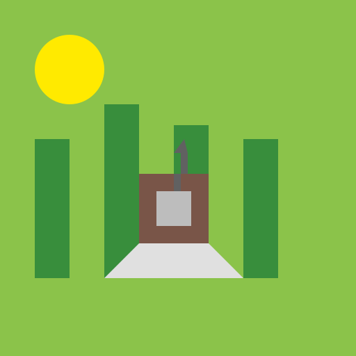 Tiny House in the Forest - DrawGPT