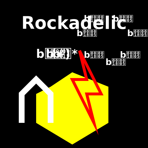Rockadelic Band Logo - DrawGPT
