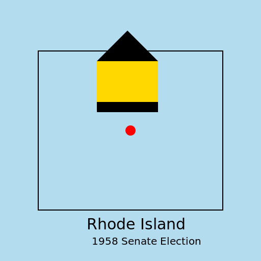 1958 United States Senate election in Rhode Island - DrawGPT
