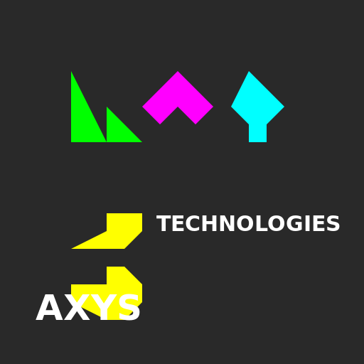AXYS TECHNOLOGIES Logo in Cyber Punk Anime style - DrawGPT