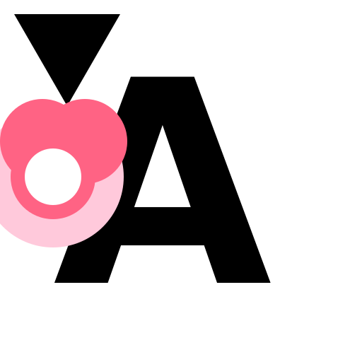 English Rose in Letter A - DrawGPT