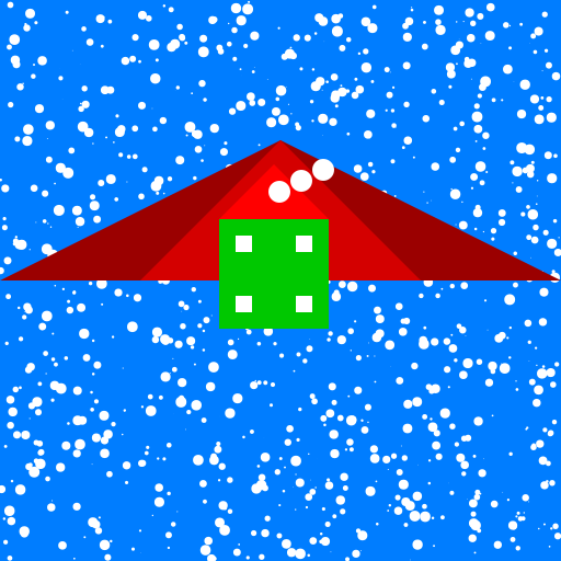 Money Style Country House in a Snow Storm - DrawGPT