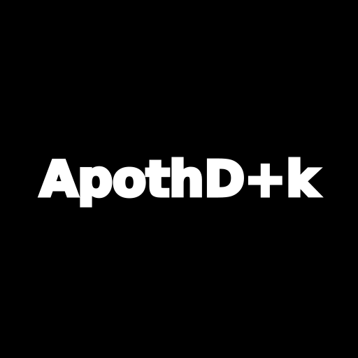 Apothīk in hypermasculine font - DrawGPT