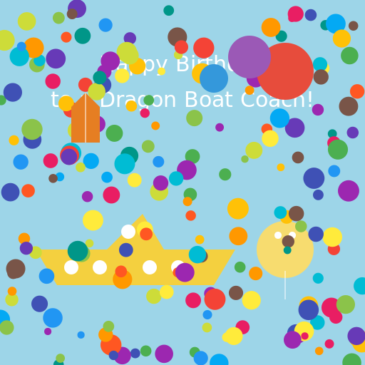 Happy Birthday to a Dragon Boat Coach - DrawGPT