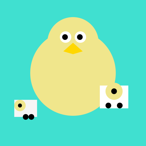 Anime Duck with Shih Tzu and Mini Poodle - DrawGPT