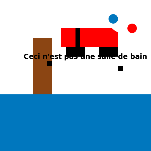 Surreal Car in Bathroom, inspired by Rene Magritte - DrawGPT