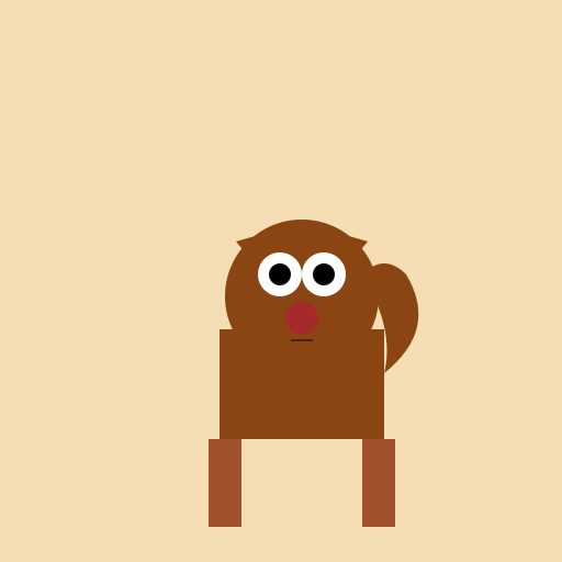 A Poor Brown Thin Dog - DrawGPT