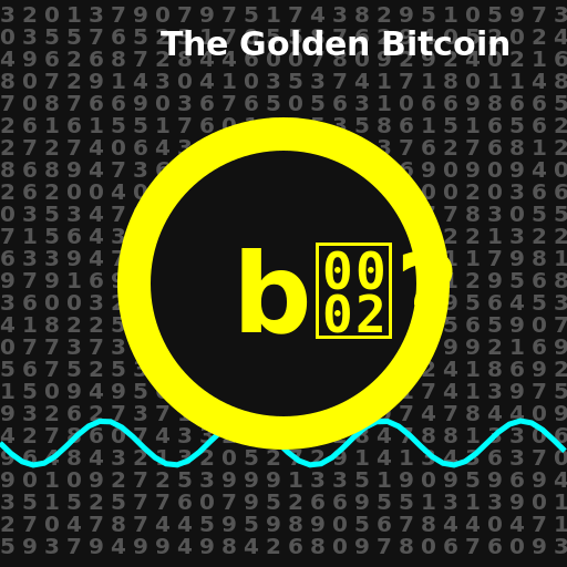 Golden Bitcoin Book Cover - DrawGPT