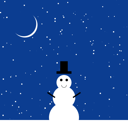 Snowy Night - DrawGPT