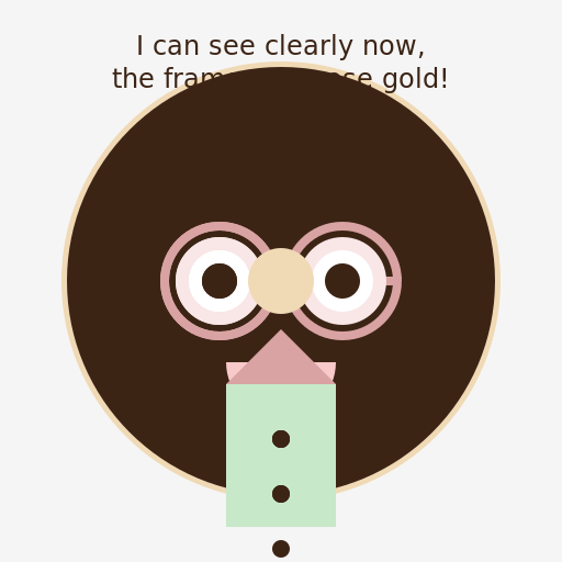 Portrait of a Korean Woman with Rose Gold Glasses - DrawGPT