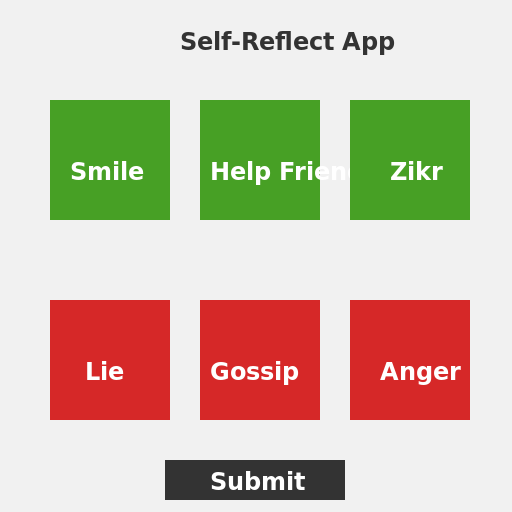 Self-Reflect App UI Design - DrawGPT