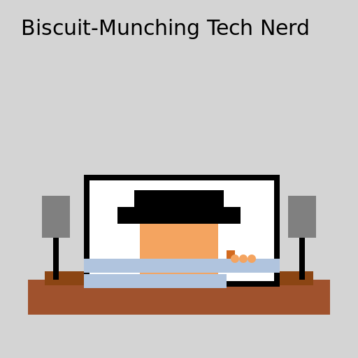 Biscuit-Munching Tech Nerd - DrawGPT
