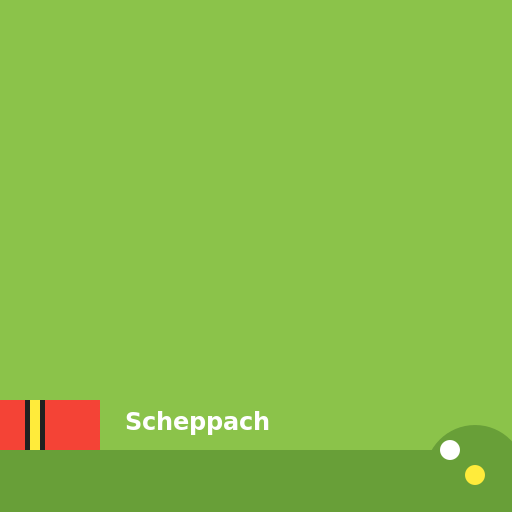 Mower Brand Scheppach on the Grass - DrawGPT