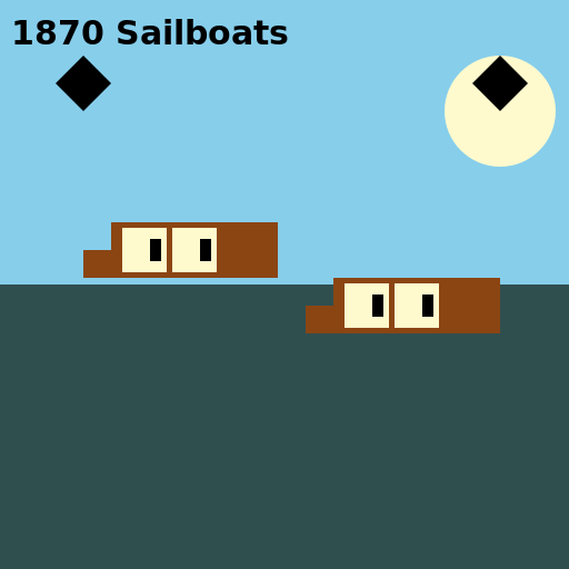1870 Sailboats - DrawGPT