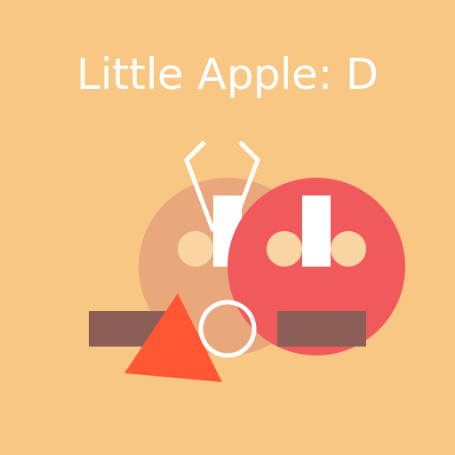 Little Apple and Grapefruit Chewing Chicken Wings with Hot Sauce - DrawGPT