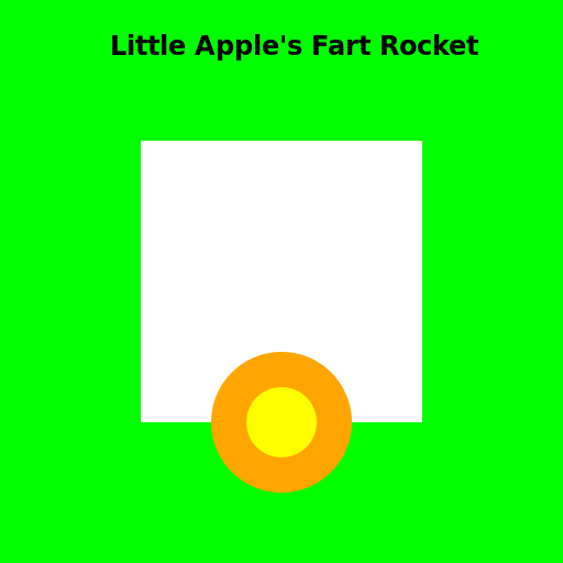 Little Apple's Fart Rocket - DrawGPT