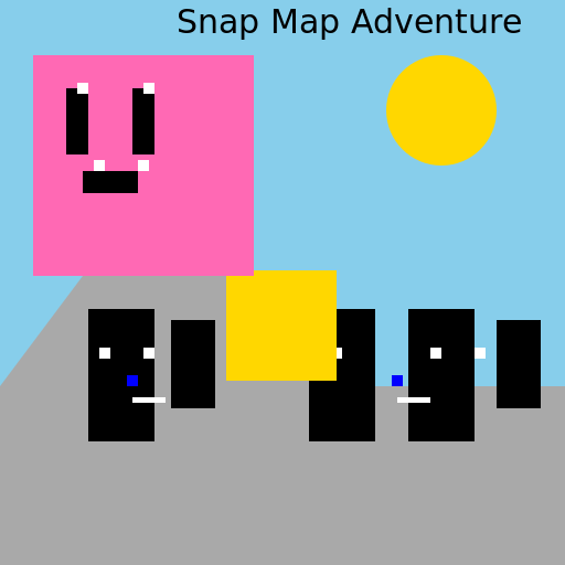 Donaldducc and Family Snap Map Adventure - DrawGPT