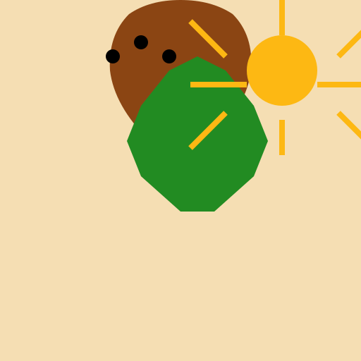 Saribus rotundifolius - The Round-Leaf Fountain Palm - DrawGPT