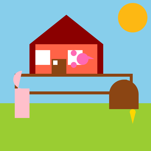 Аня и бык - DrawGPT