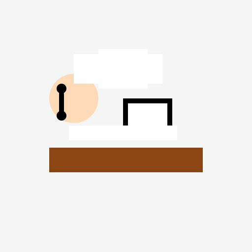 Financial Auditor Hard at Work - DrawGPT