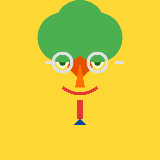 Kurt W. Rothschild - a colorful abstract portrait - DrawGPT