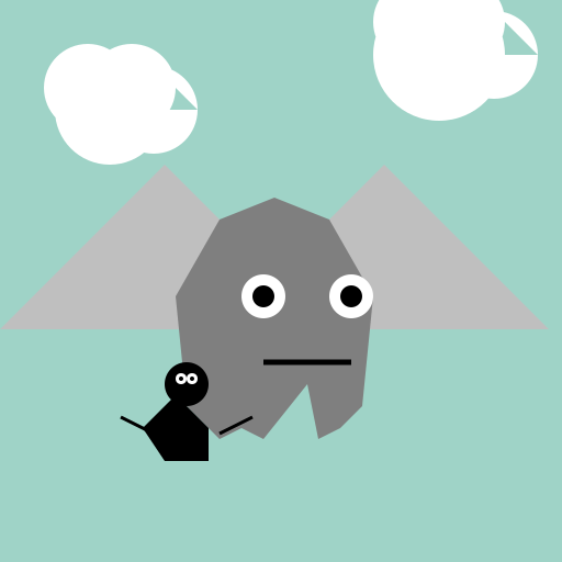 Pokémon Trainer and Mewtwo - DrawGPT