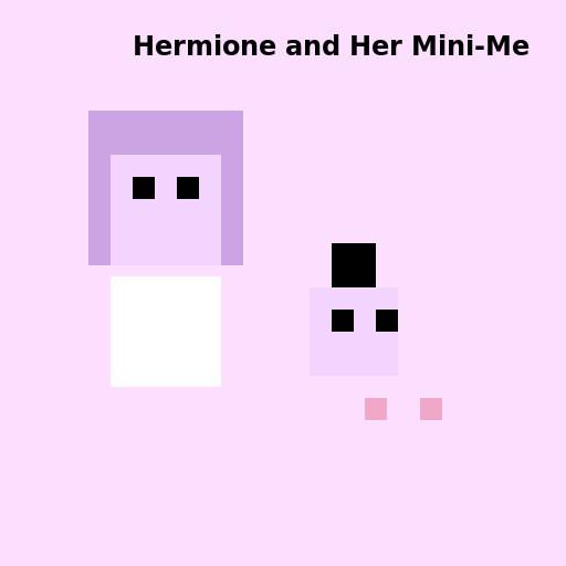Hermione and Her Mini-Me - DrawGPT