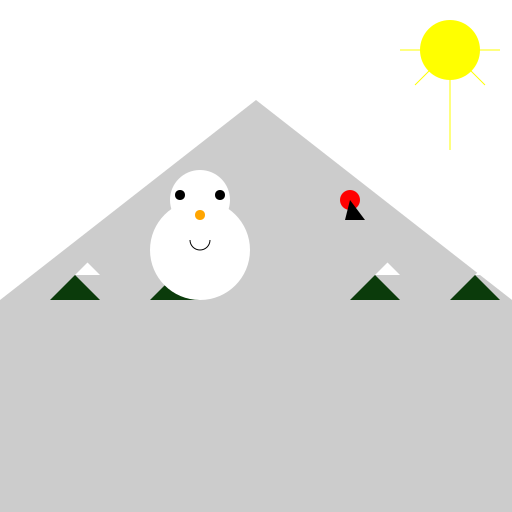 Srebrna Góra - a snowy mountain scene - DrawGPT