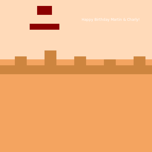 Happy Birthday Martin & Charly Invitation! - DrawGPT